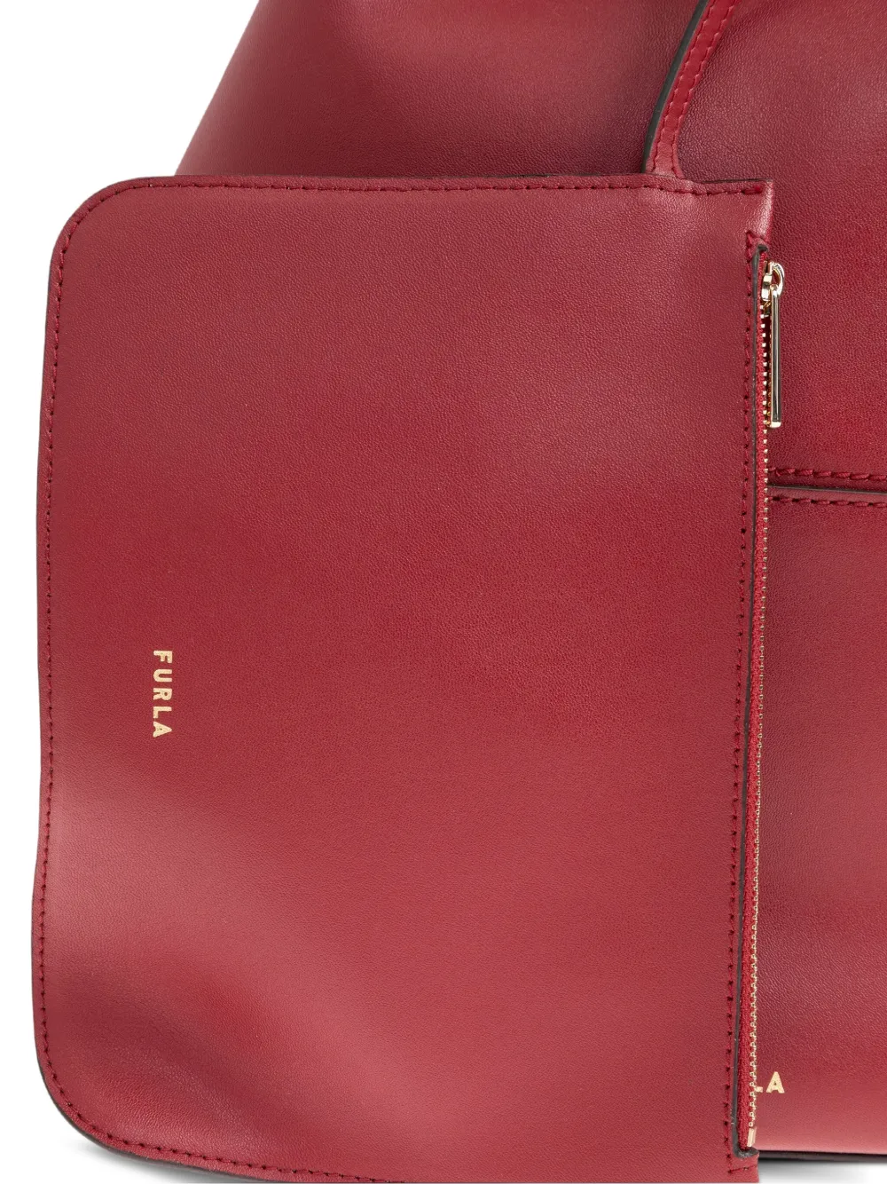 Furla Sfera leren bucket-tas Rood