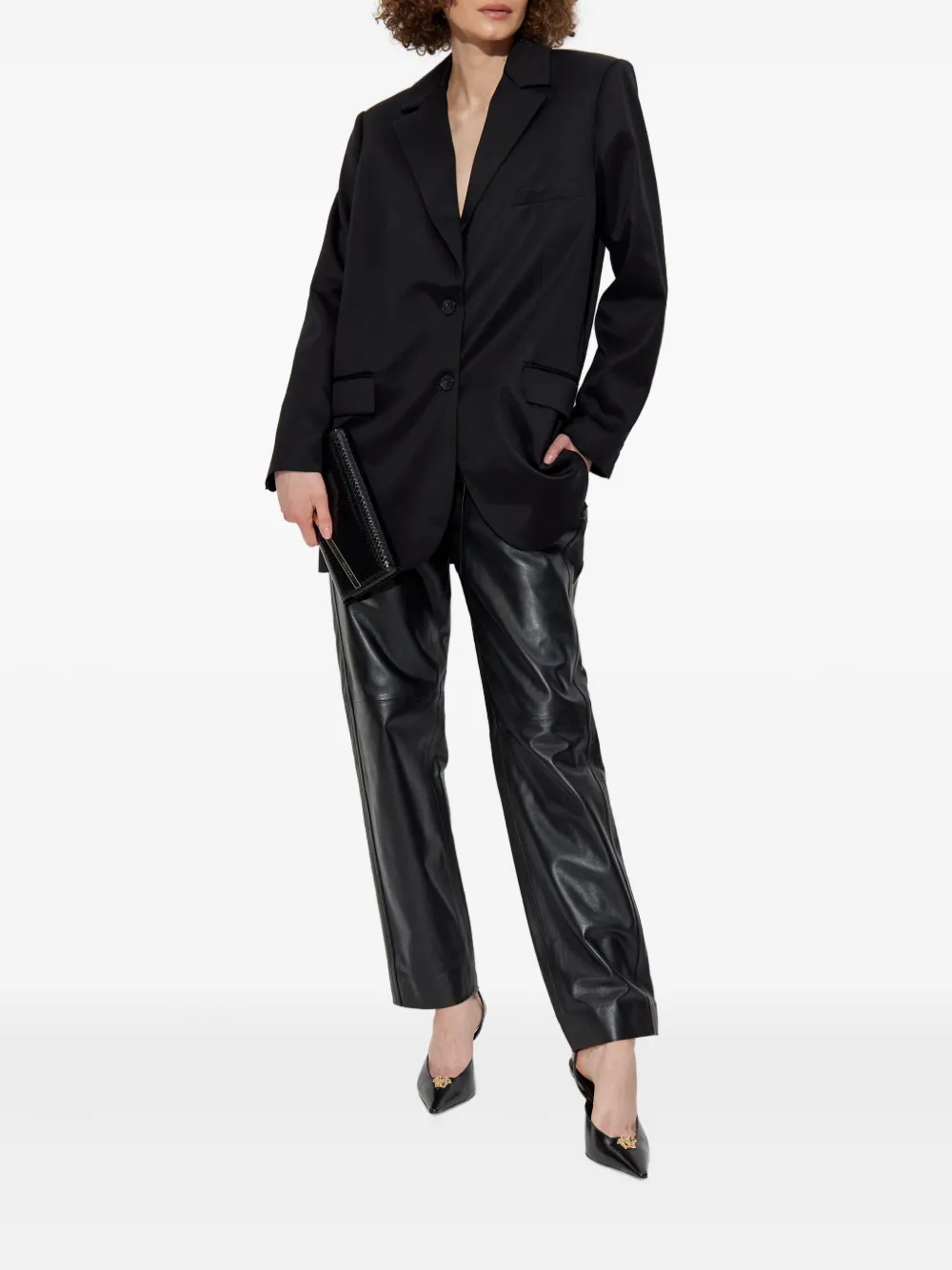 IRO Douny notched-lapel blazer Zwart