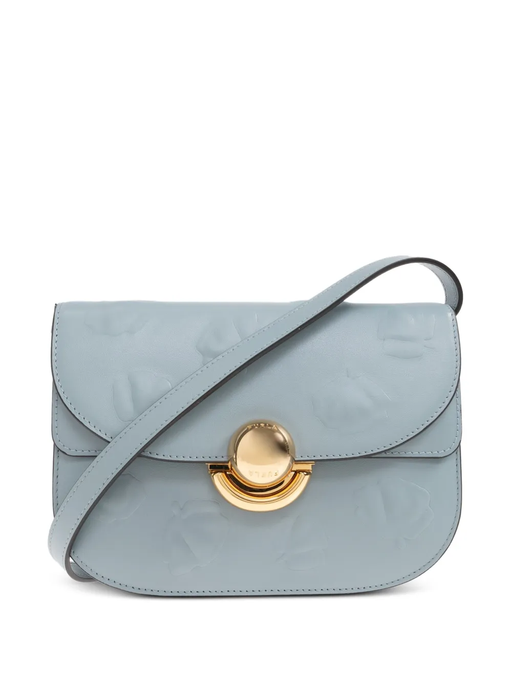 Sfera embossed leather shoulder bag