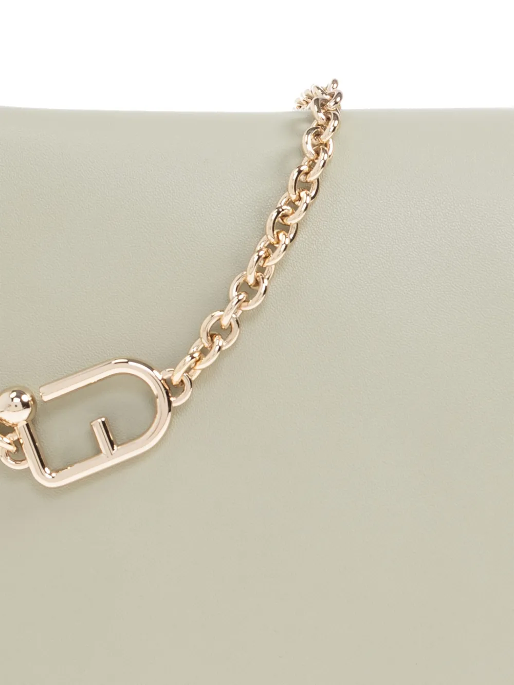 Furla mini Nuvola chain-strap crossbody bag Beige