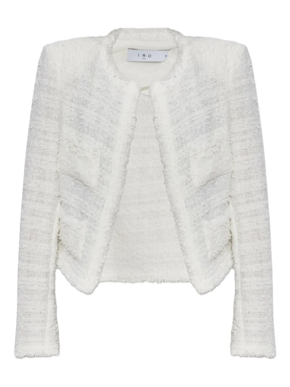 IRO pocket tweed jacket Wit