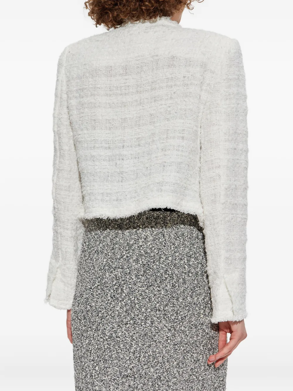 IRO pocket tweed jacket Wit