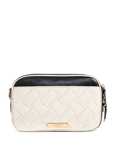 Kurt Geiger London dual-zip quilted shoulder bag