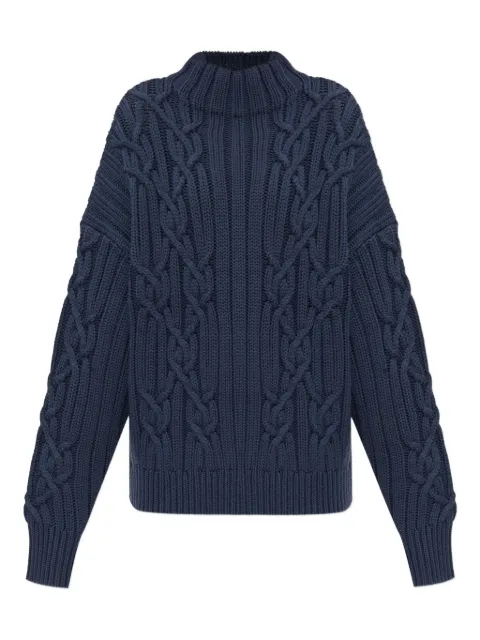 IRO Novani cable-knit high-neck sweater
