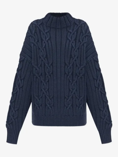 IRO Novani cable-knit high-neck sweater