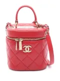 CHANEL Pre-Owned 2019 Quilted Lambskin Trendy CC Case vanity bag - Red