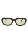 Retrosuperfuture Miles rectangle-frame sunglasses - Brown