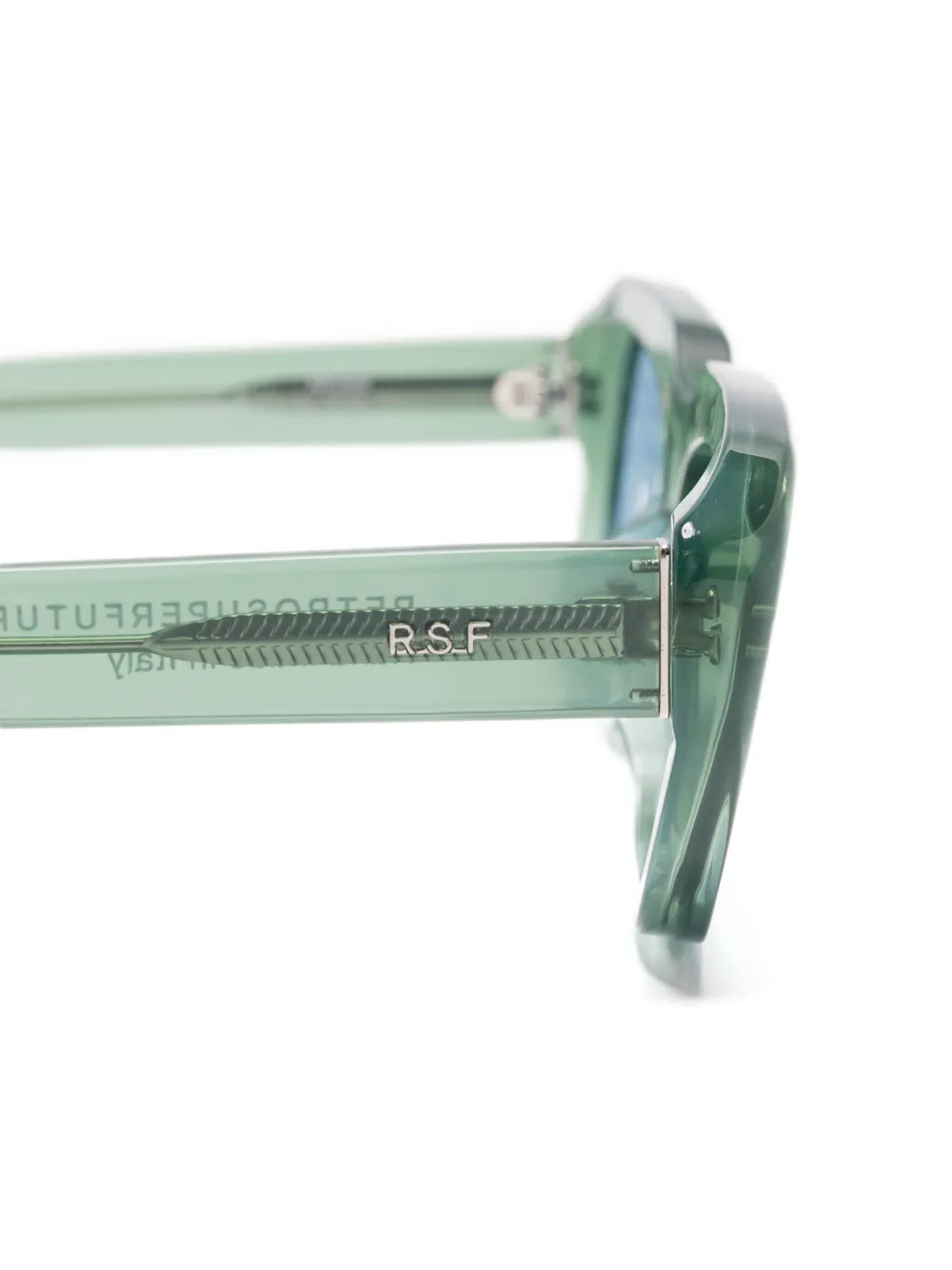 Retrosuperfuture Miles rectangle-frame sunglasses Blauw