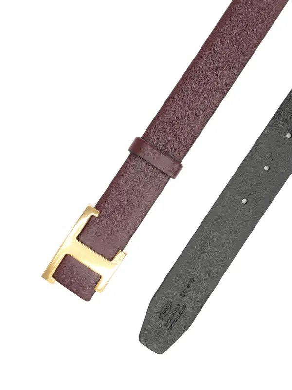 Tod's Tバックル レザーベルト | ブラウン | FARFETCH JP