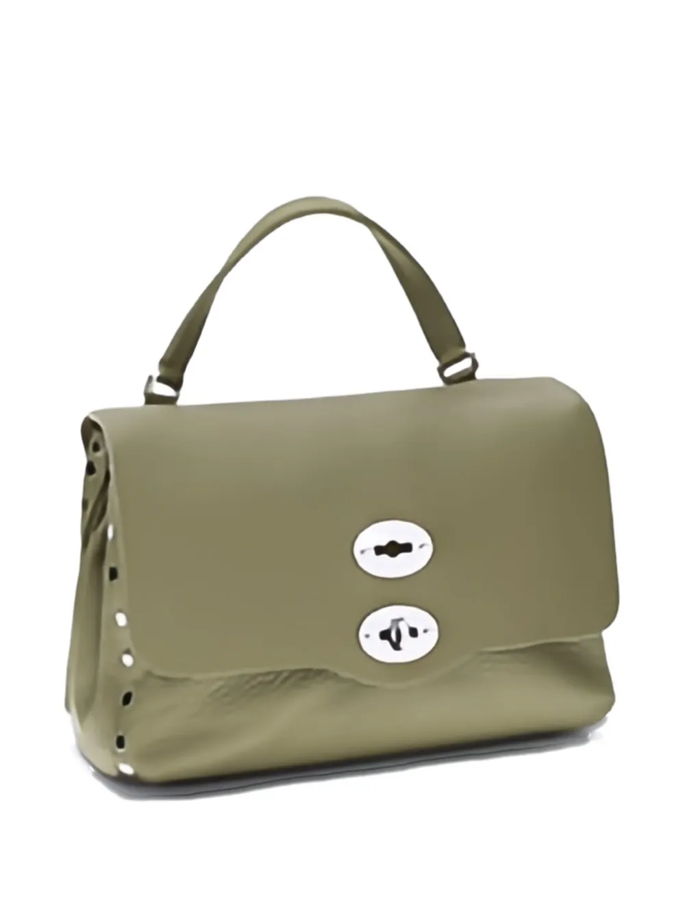 Zanellato small Postina stud-embellished tote bag - Groen