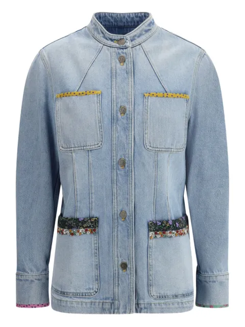 Valentino Garavani embroidered denim jacket