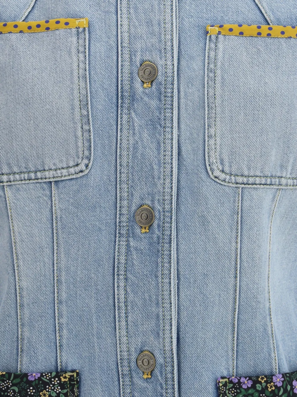Valentino Garavani Denim jack Blauw