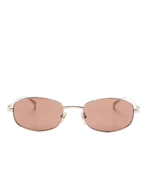 Gucci Eyewear نظارة شمس بإطار بيضاوي معدني