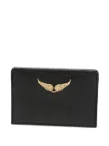 Zadig&Voltaire leather card holder - Black