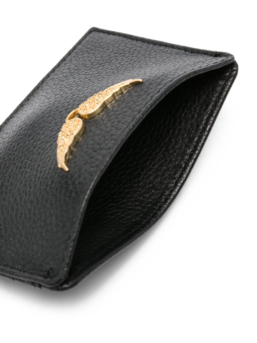 Zadig&Voltaire Leren pasjeshouder Zwart