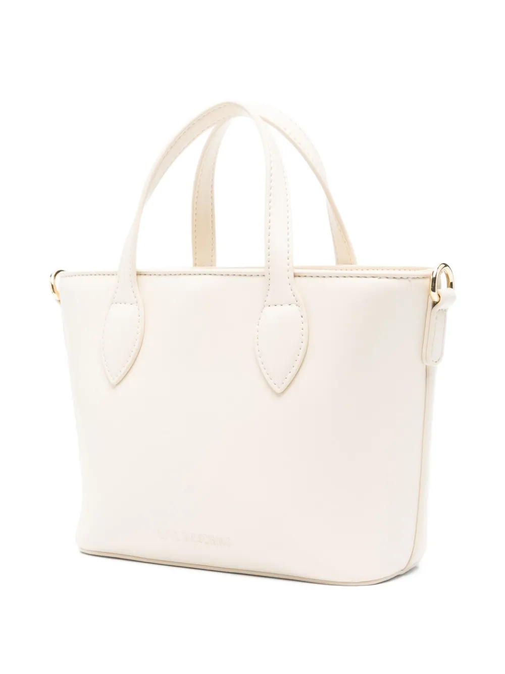 Love Moschino Shopper met hartplakkaat Beige