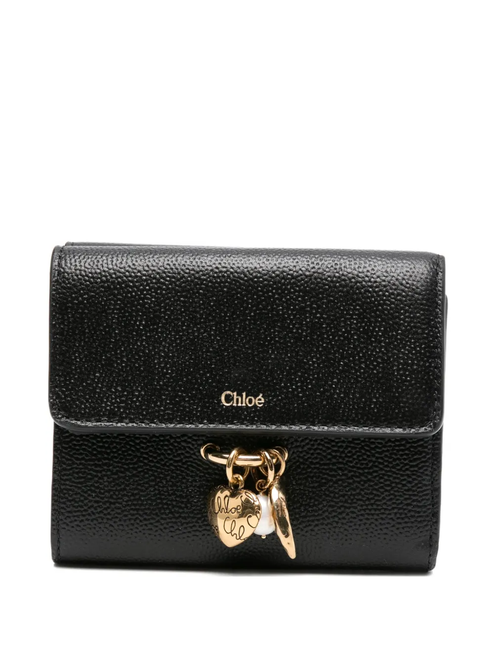 Chloé Charms tri-fold wallet - Nero