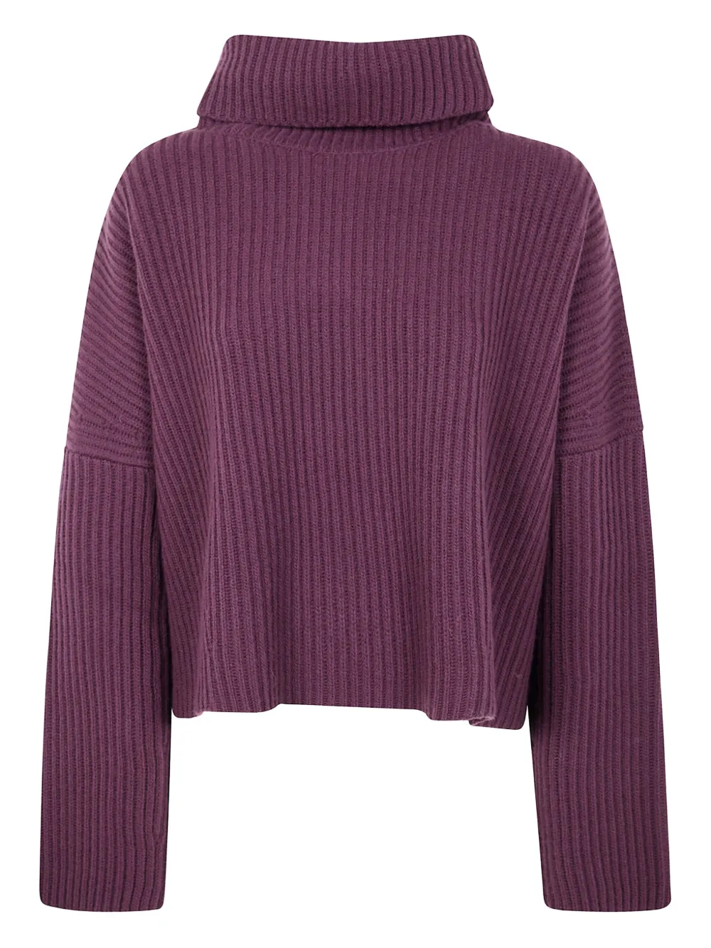 ribbed turtleneck sweater