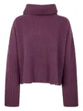 Nuur ribbed turtleneck sweater - Purple