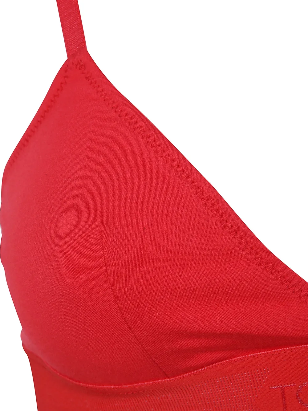 Tom Ford Triangle-cup Bra In Red