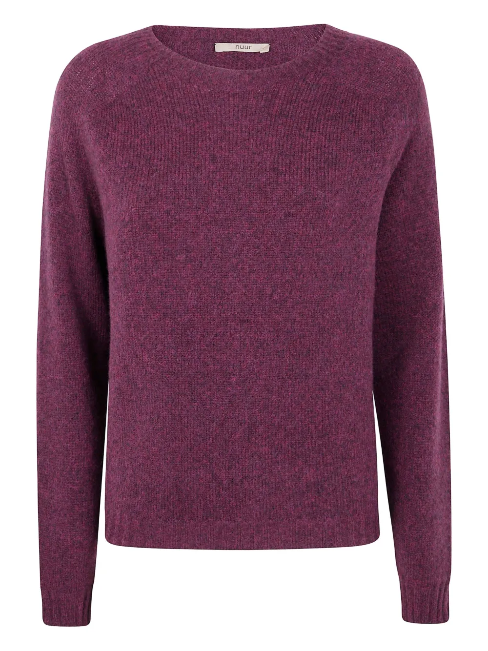 raglan-sleeve wool sweater
