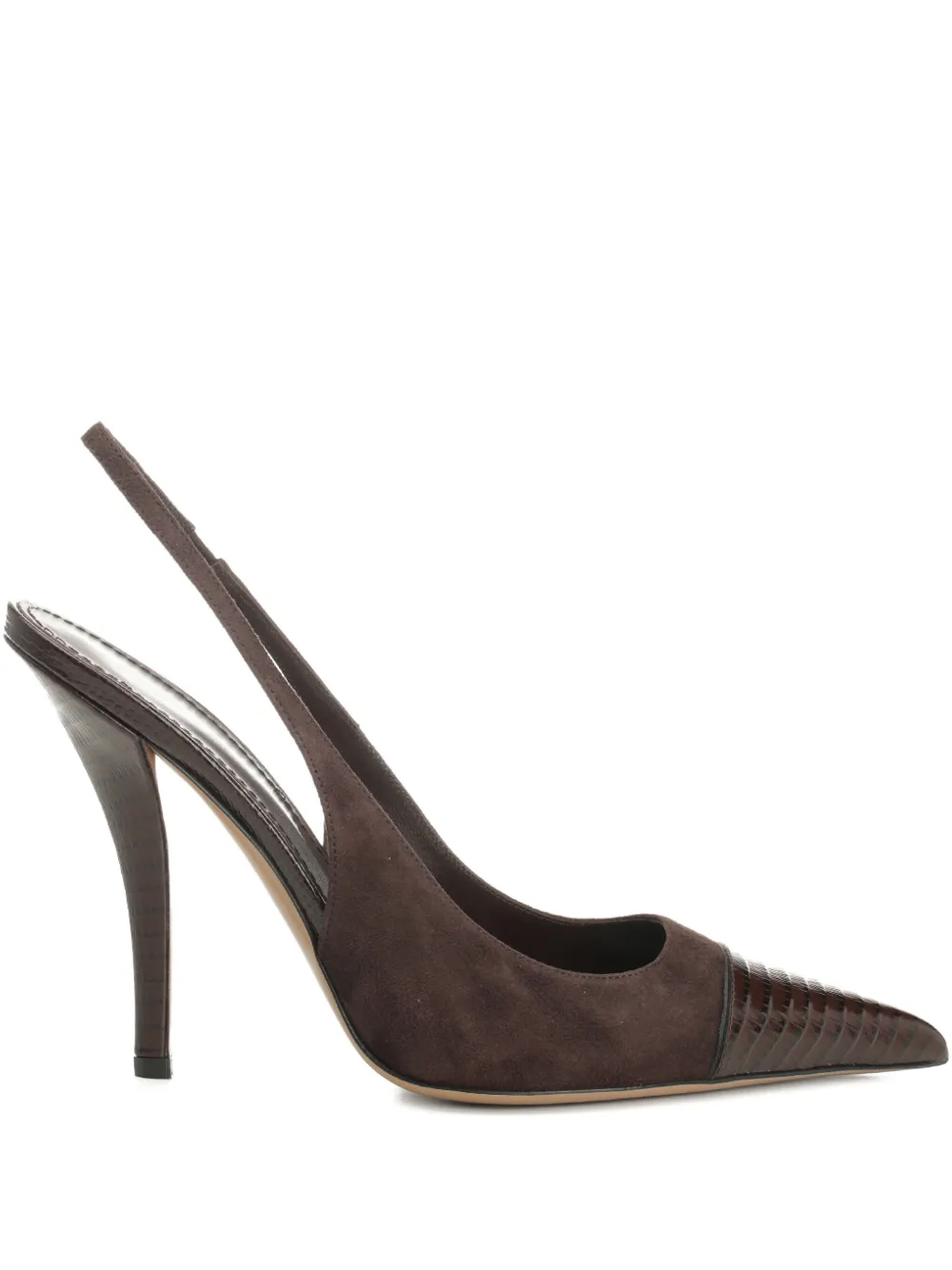 Paris Texas 105mm Lidia slingback pumps - ブラック Paris Texas 105mm Lidia slingback pumps - ブラック