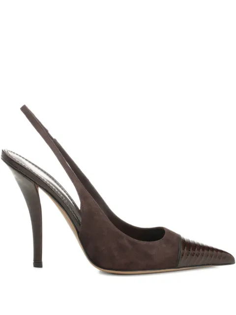 Paris Texas 105mm Lidia slingback pumps