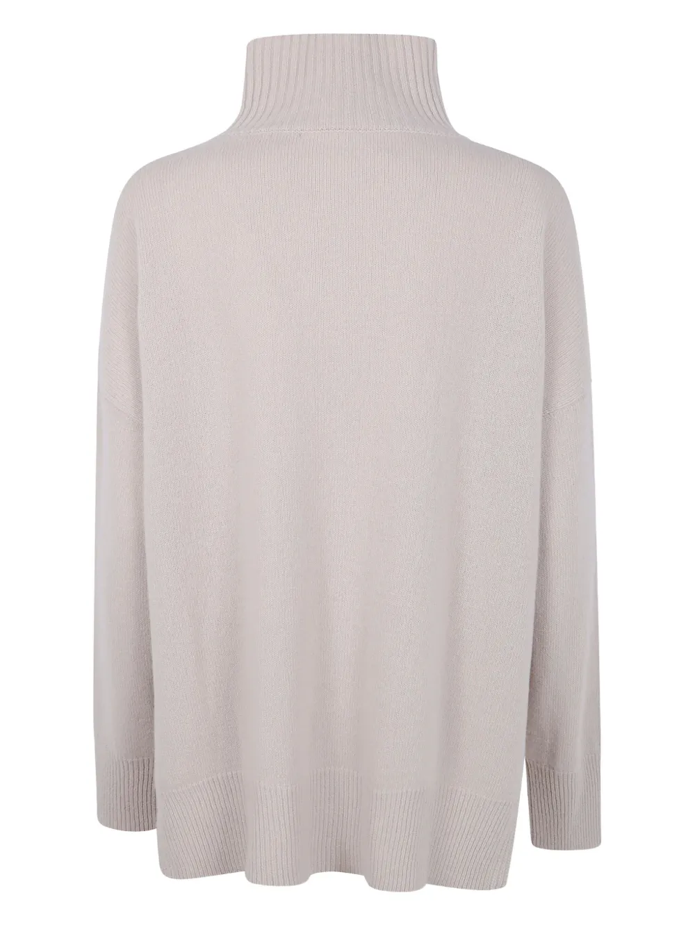 Nuur High-neck Wool Sweater In Neutral