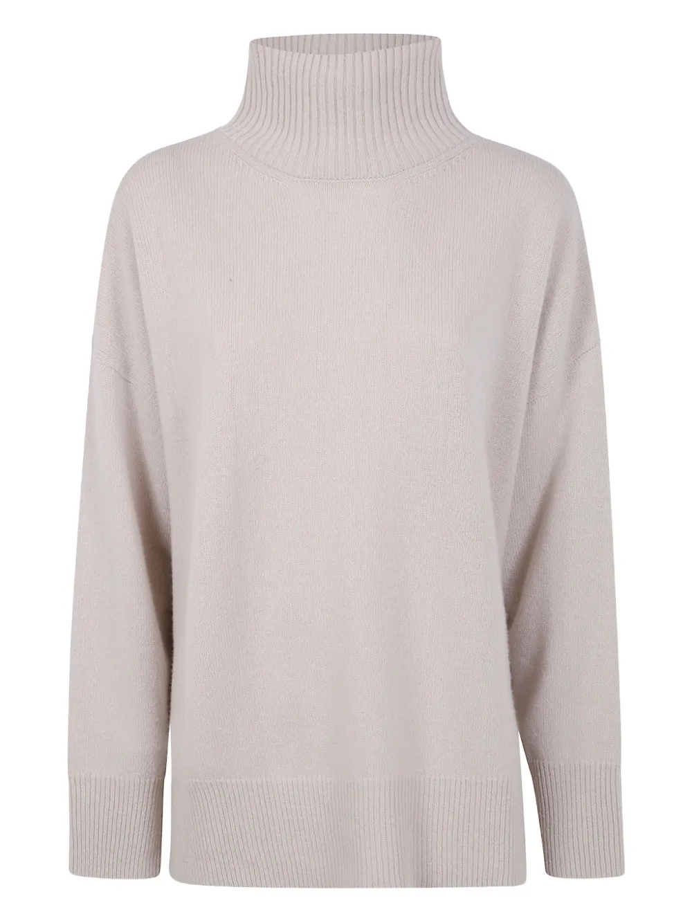 Nuur High-neck Wool Sweater In Neutral