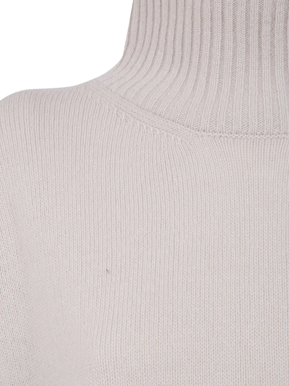 Nuur High-neck Wool Sweater In Neutral