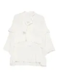P.A.R.O.S.H. ruffled silk blouse - White