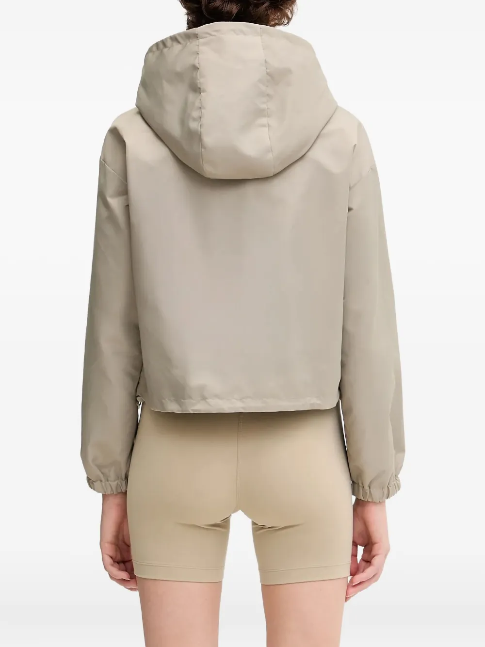 Sporty And Rich Hooded Pouch-pocket Jacket In Gray