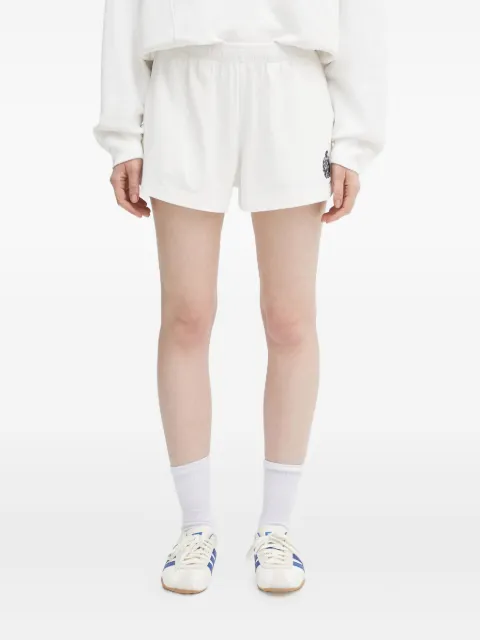 Sporty & Rich logo-embroidered shorts