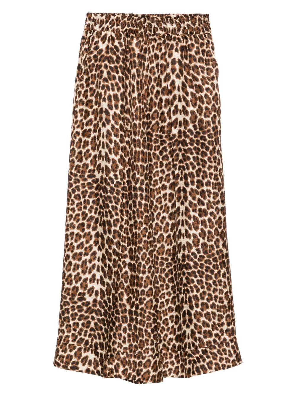 P.A.R.O.S.H. leopard-print elastic-waist trousers Bruin