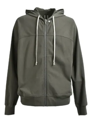 Rick Owens Windbreaker zip-up Hoodie | Grey | FARFETCH JO