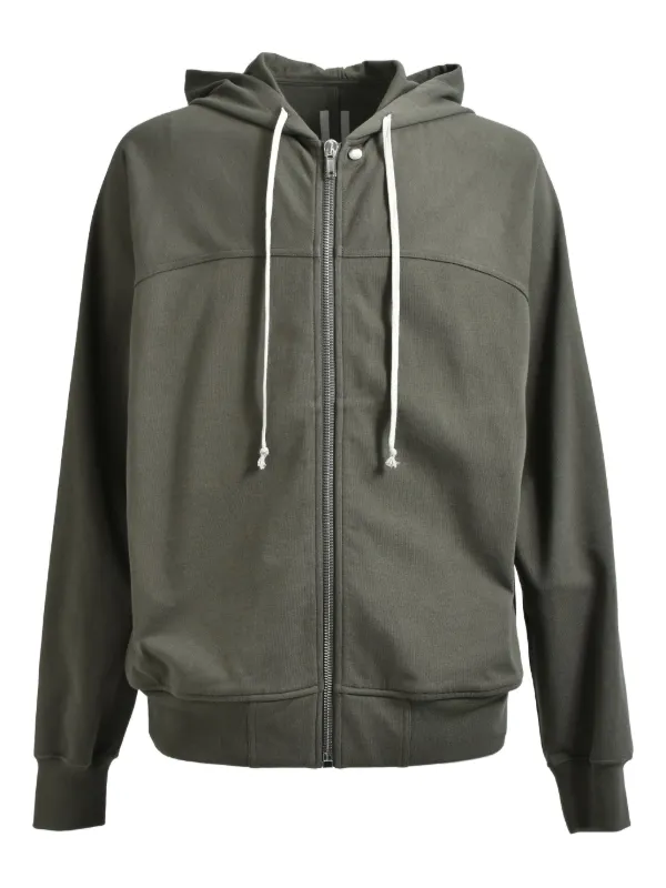 Rick Owens Hooded zip-up Hoodie | Green | FARFETCH