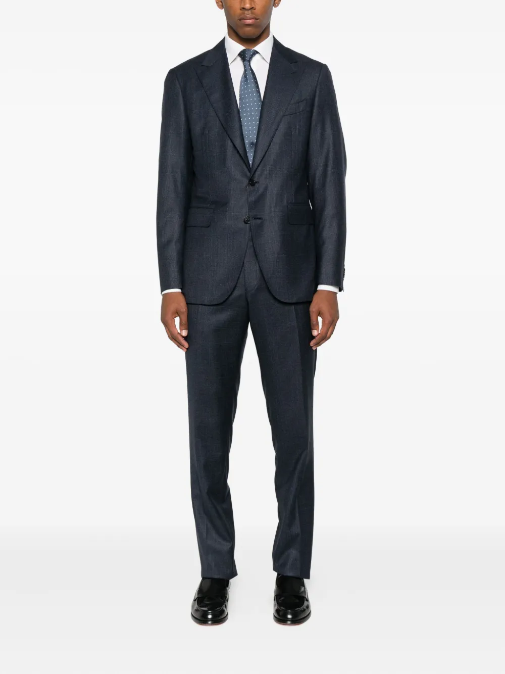 Canali checked single-breasted suit | Single Breasted Suits | Image 2