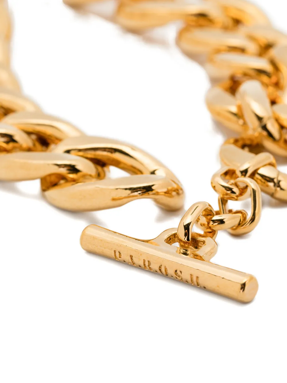  P.a.r.o.s.h. Logo-engraved Necklace - Gold 