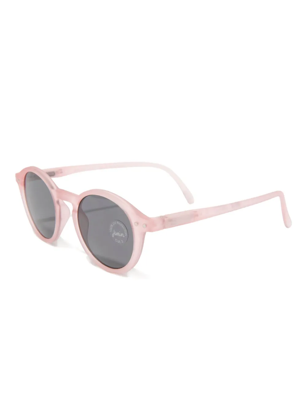IZIPIZI KIDS #D zonnebril met rond montuur Roze