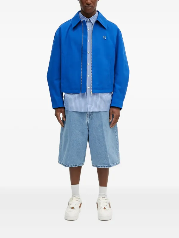 Ader Error ストライプ ショートスリーブ シャツ | ブルー | FARFETCH JP