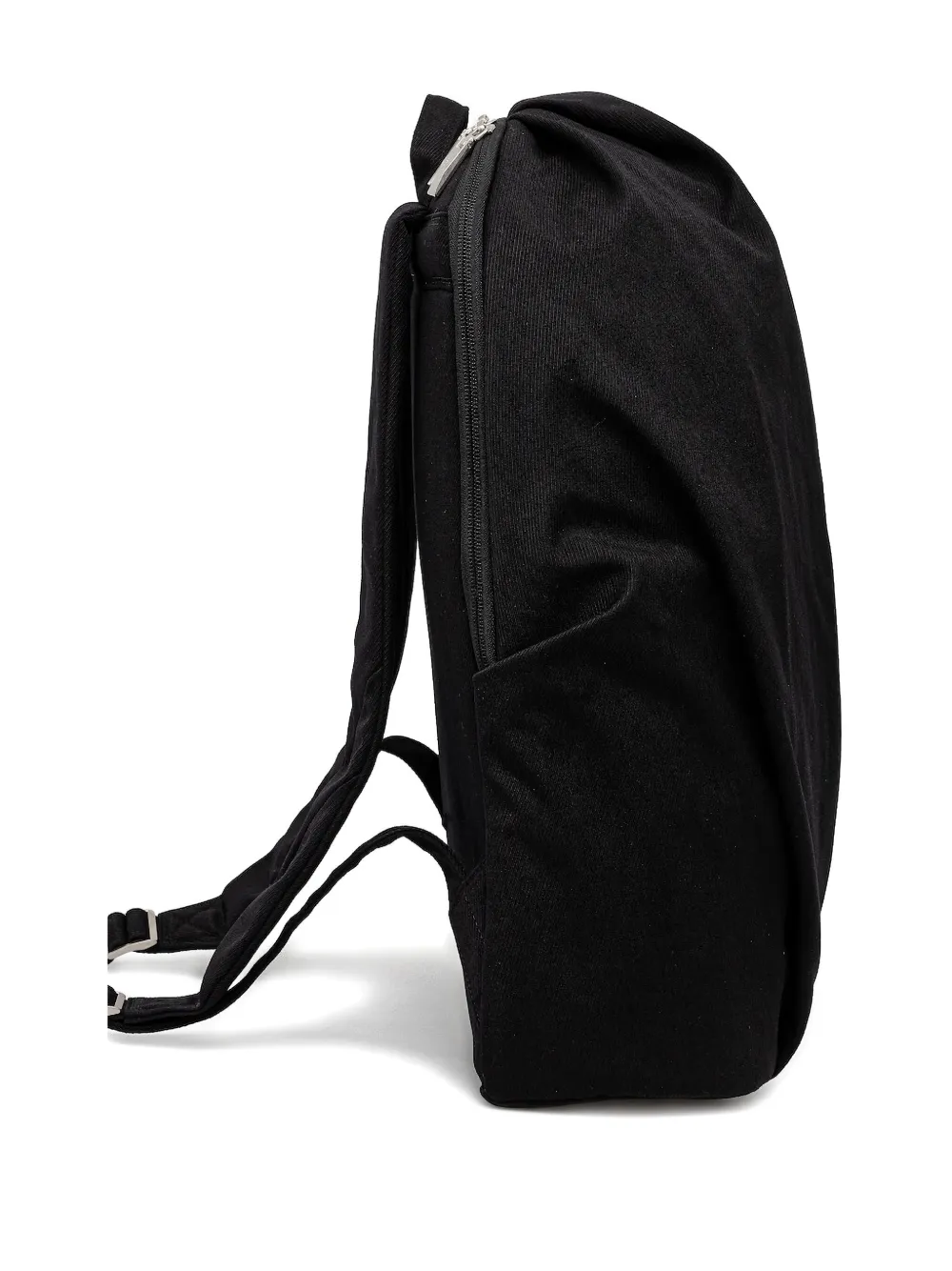 Ader Error Pleated Zip-fastening Backpack In Black