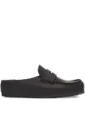 Birkenstock penny-strap leather slides - Black