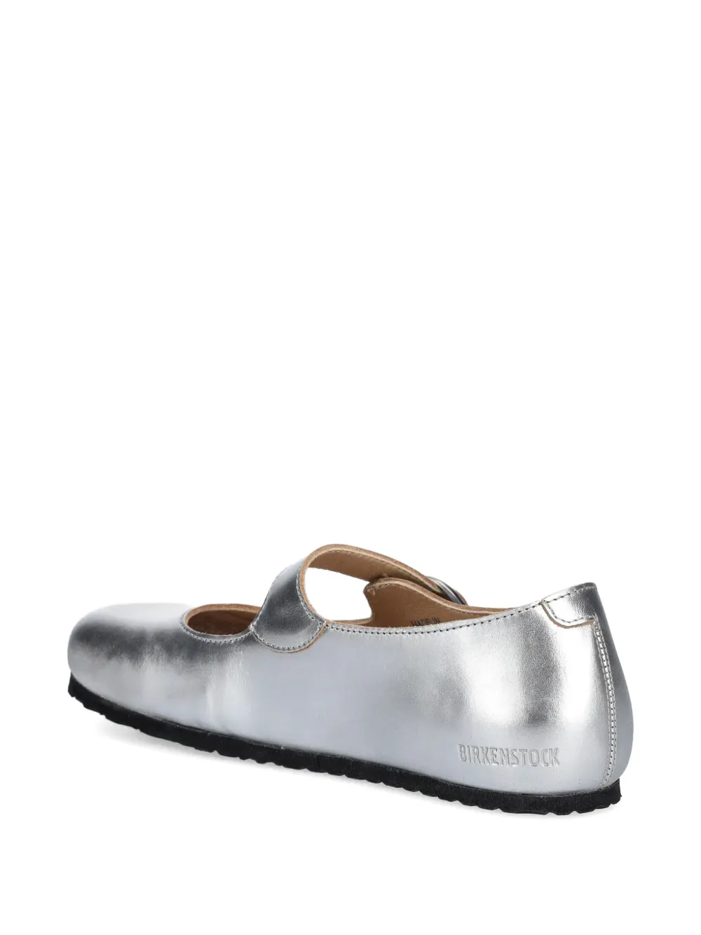 Birkenstock buckle-fastening ballet flats Silver