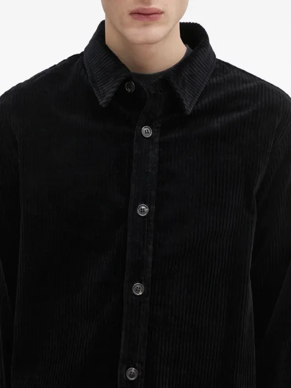 A.P.C. コーデュロイ シャツ | ブラック | FARFETCH JP