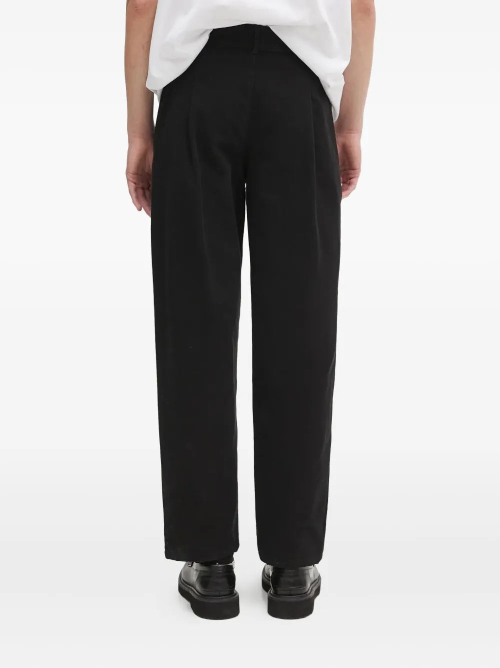 A.P.C. Broek met geplooid detail Zwart