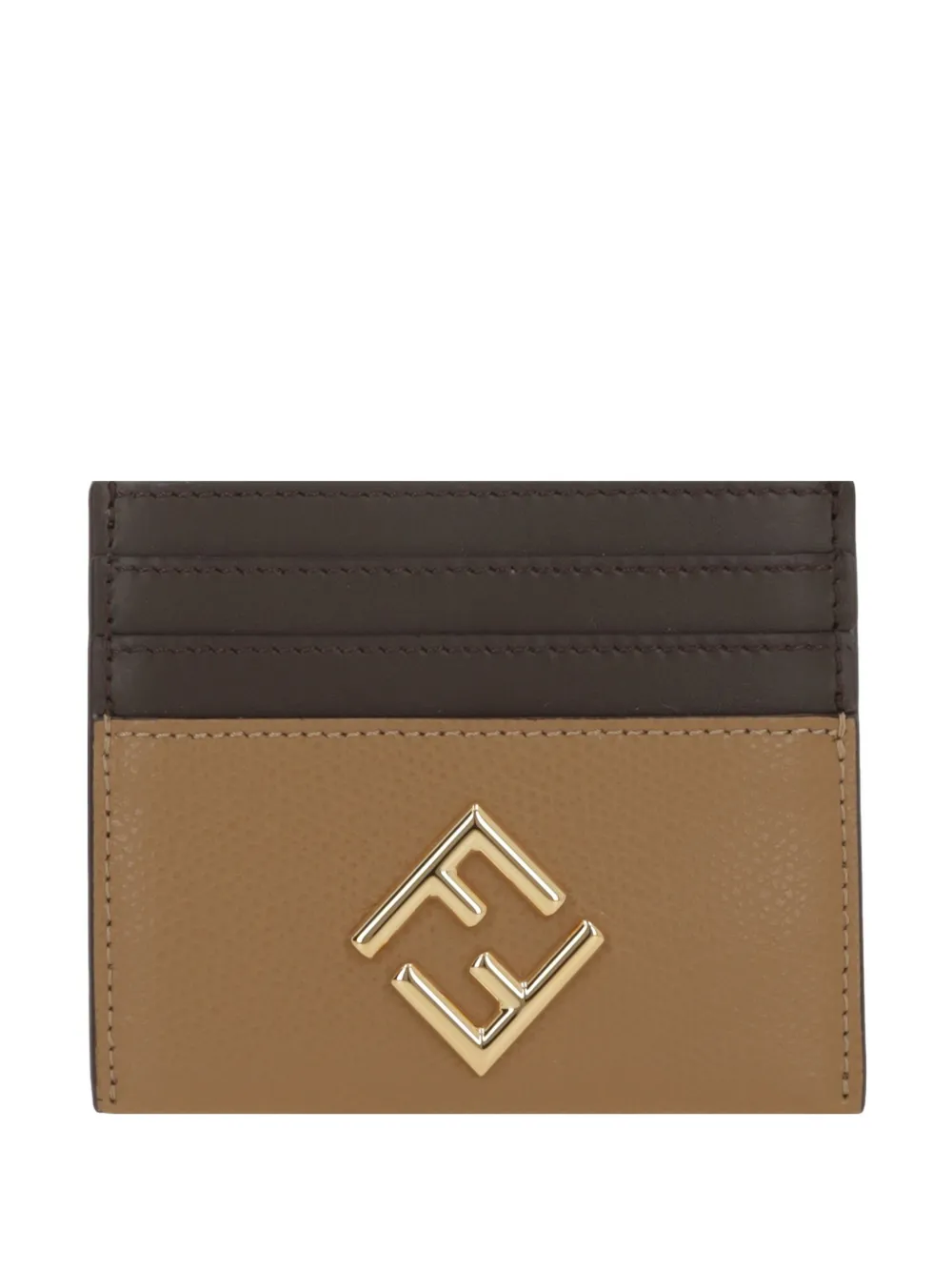 FENDI leather cardholder - Toni neutri