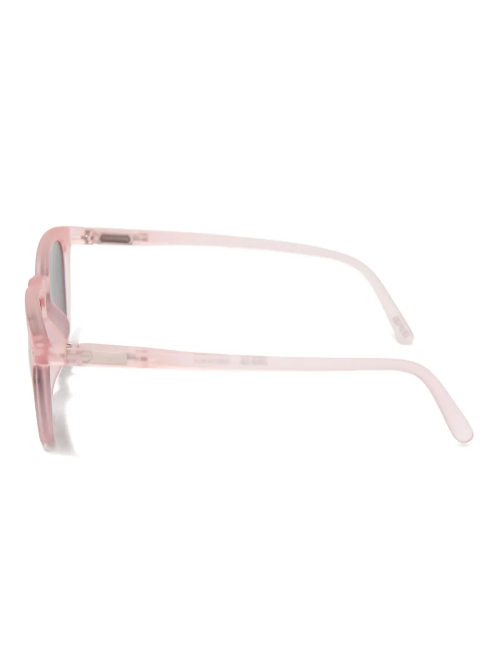 IZIPIZI KIDS #E trapeze zonnebril met rechthoekig montuur Roze