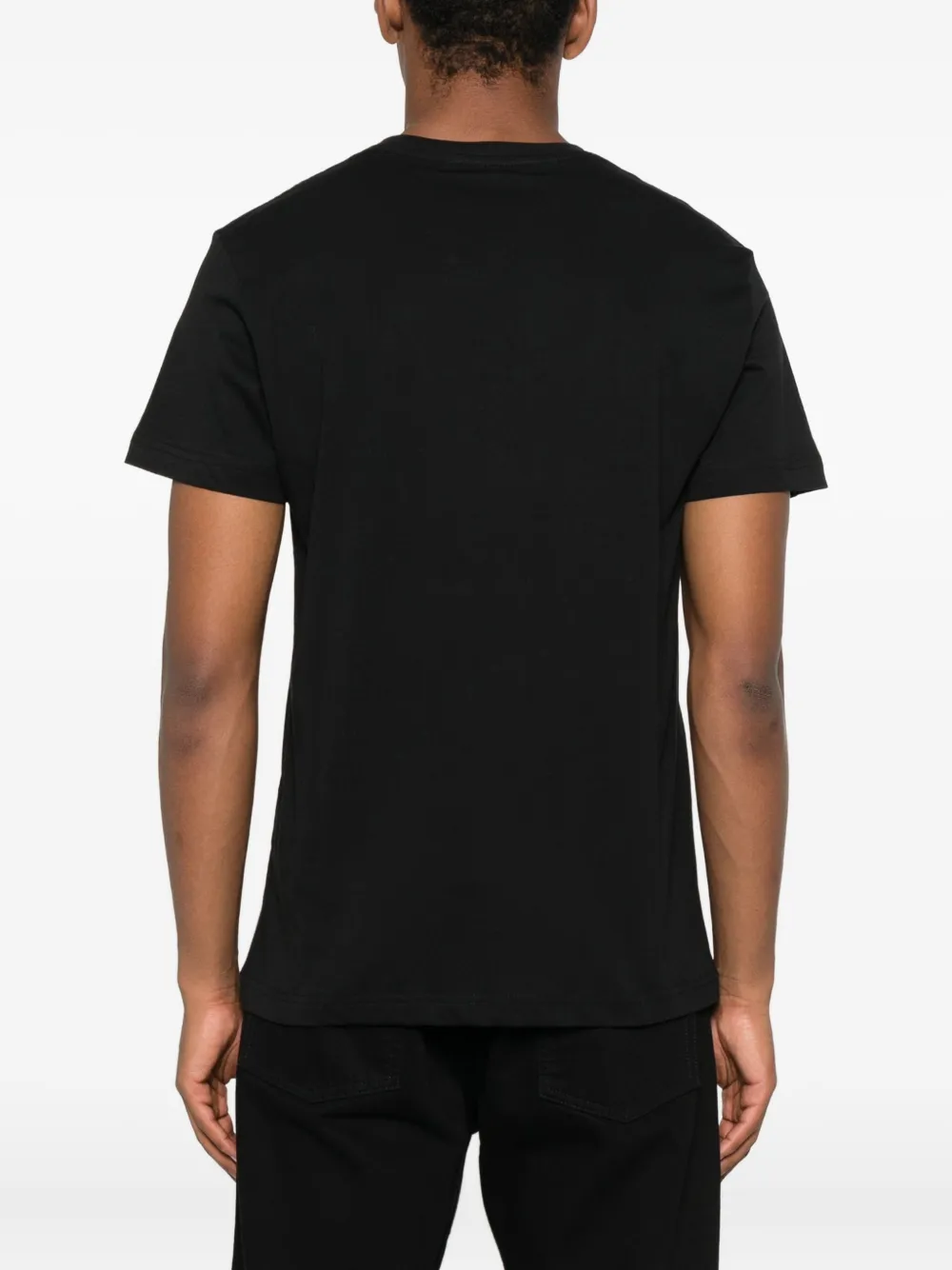 Versace Jeans Couture T-shirt met logoprint Zwart
