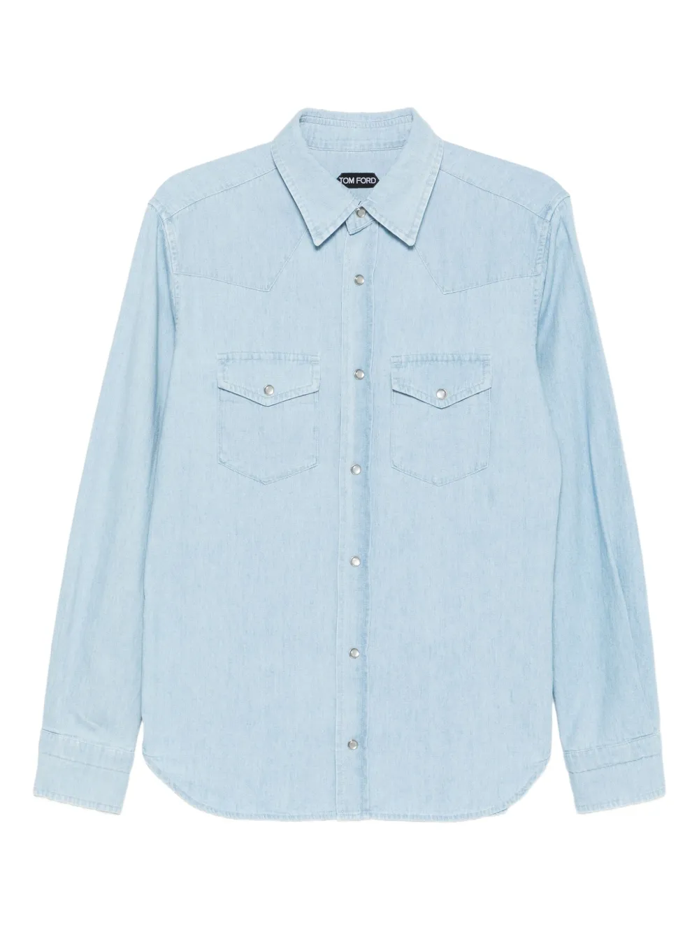 TOM FORD double-pocket denim shirt - ブルー TOM FORD double-pocket denim shirt - ブルー