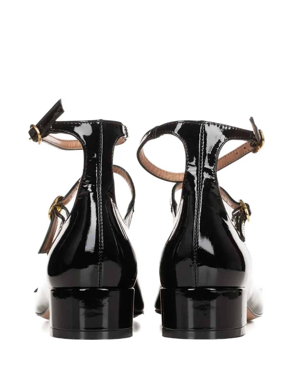 Poche Paris buckle-detail patent leather pumps Undefined
